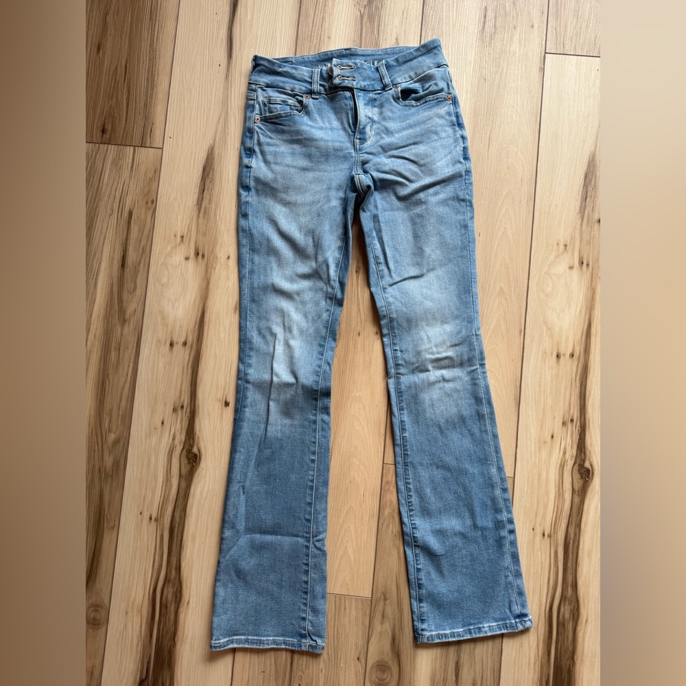 American Eagle Outfitters Light Blue Flare Jeans